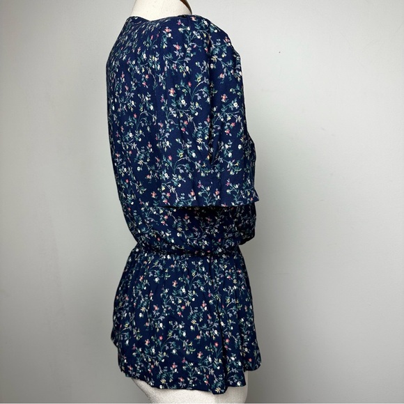 Vintage Petite Floral Peplum Top - Picture 8 of 11